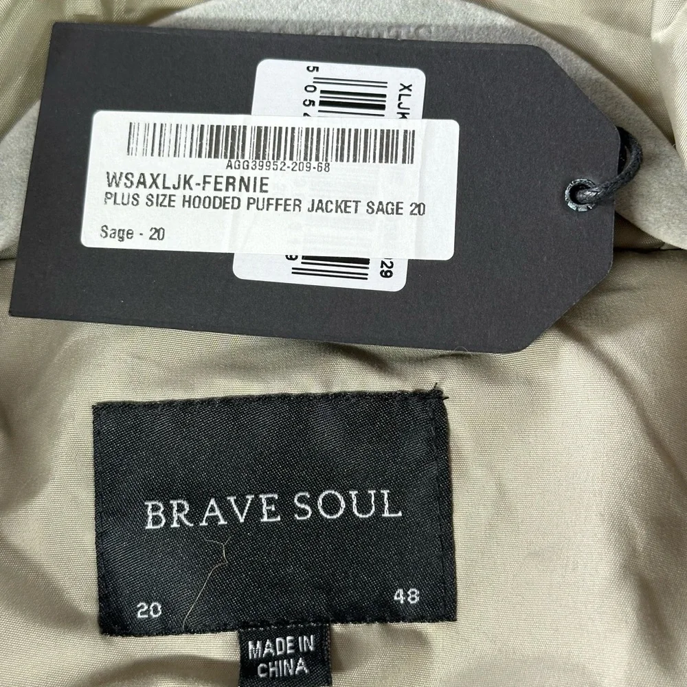 Brave Soul ASOS Fernie Puffer Jacket - Picture 7 of 15